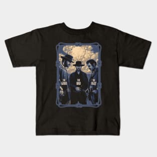 The Good The Bad and The Ugly Vintage Kids T-Shirt